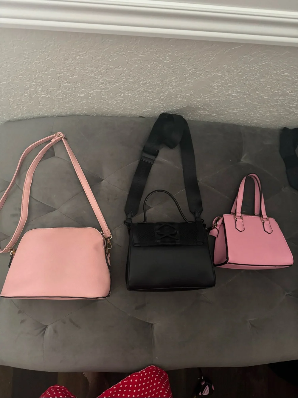Steve Madden Black Structured Top-Handle Satchel